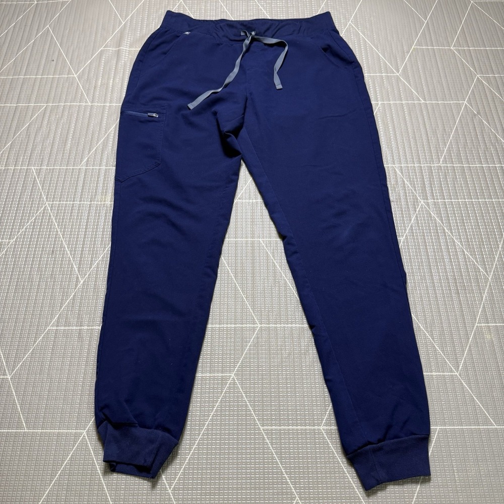 Figs Zamora Jogger Scrub Pants Large Tall Navy Blue